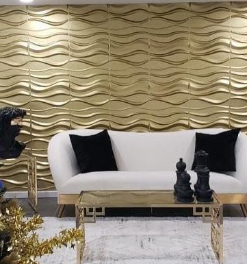 3D wall panels – Perfection Blinds project photo 5