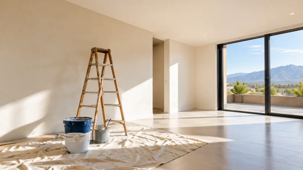Painting and remodeling project by Perfection Blinds